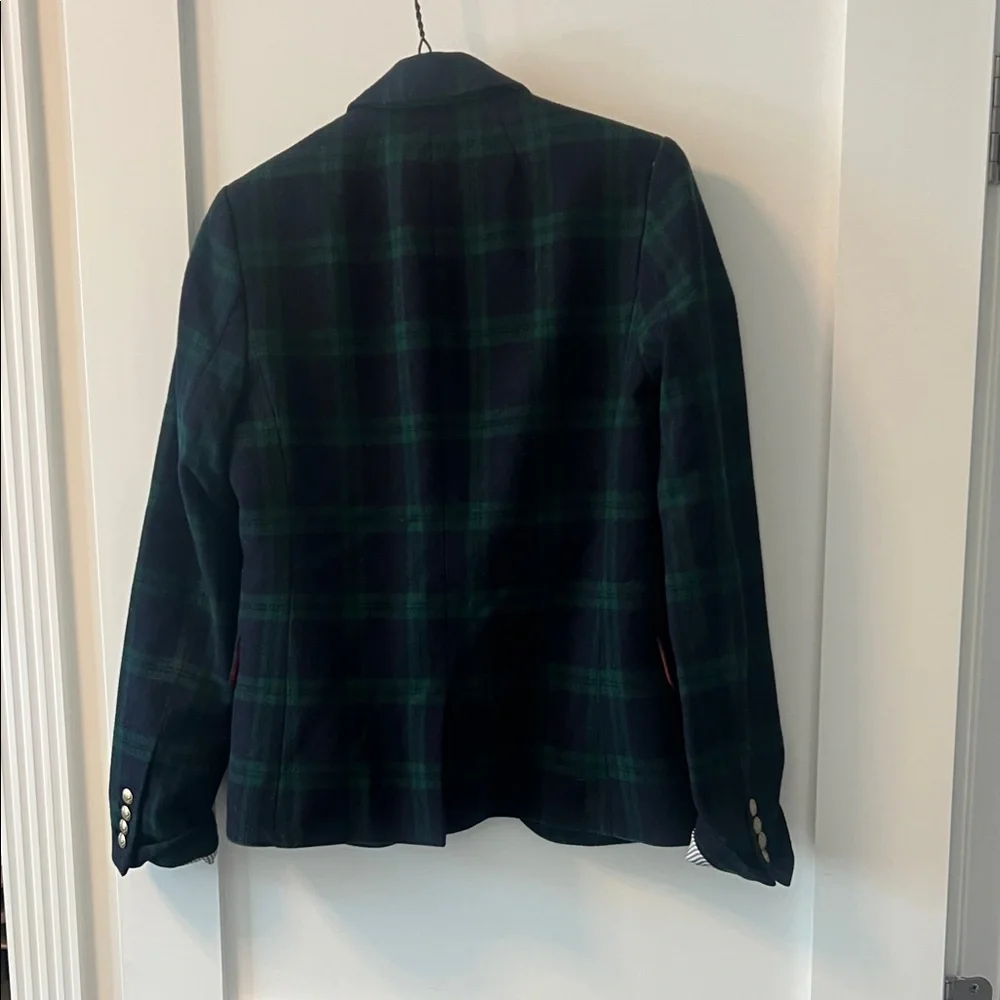 J. Crew Factory Classic Blackwatch Plaid Blazer - Picture 3 of 3